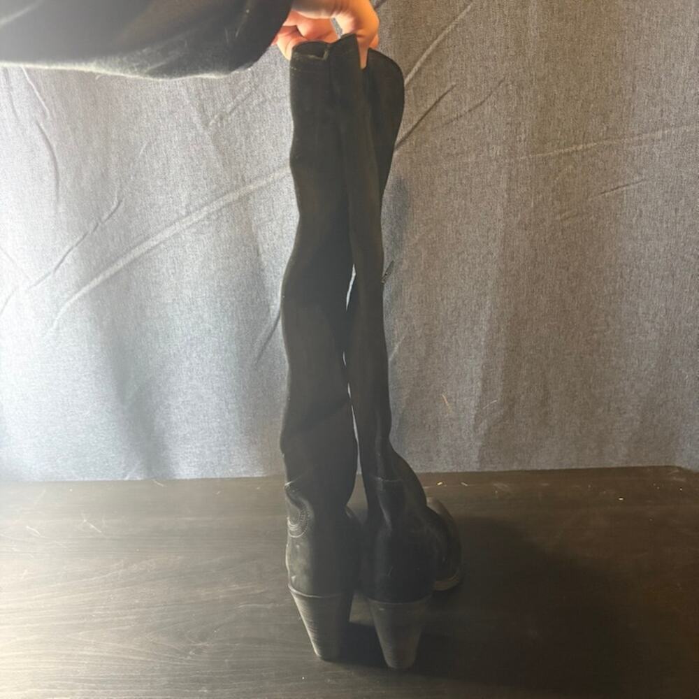Blondo Willow Waterproof Tall Boot Black Suede Size 9 M - Picture 9 of 9